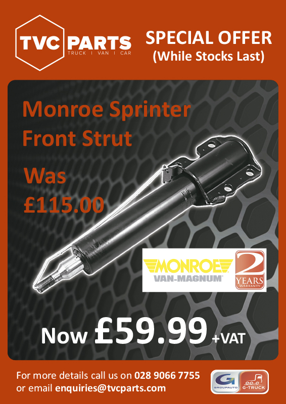 Monroe Sprinter Front Strut Now £59.99 plus VAT